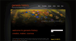 Desktop Screenshot of genesishistory.org